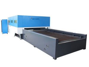 70 w տեսավ բերան cnc օպտիկամանրաթելային լազերային կտրող մեքենա `բարձր արագությամբ մետաղի համար